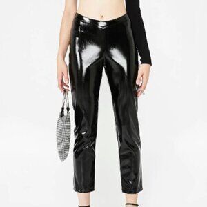 I.AM.GIA. Tex Vinyl Pants in‎ Black sz M